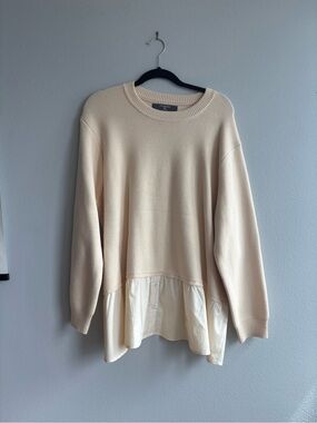 💛Sweater w/ Blouse Hem